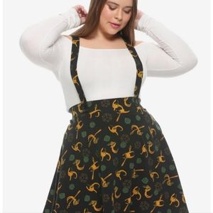 Hot Topic Loki Suspender Skirt Plus Size 2